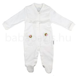 Alkalmi keresztelő ruha-fehér-csipkés