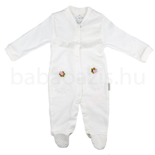 Alkalmi keresztelő ruha-fehér-csipkés