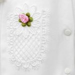 Alkalmi keresztelő ruha-fehér-csipkés