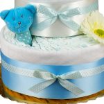 Elefáni pelenkatorta – kék 2