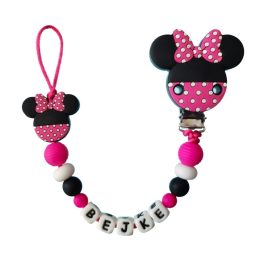Szilikon cumilánc-Minnie masnis