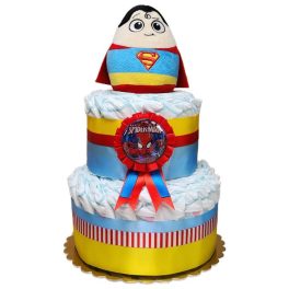 Szuperhősök pelenkatorta