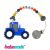 Szilikon rágcsalánc -Traktor-kék