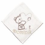 Egyedi hímzett textilpelenka – macis