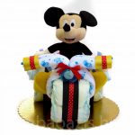 Motoros Mickey egér pelenkatorta