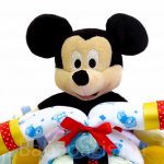Motoros Mickey egér pelenkatorta