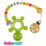 Szilikon rágcsalánc -Teknős-zöld