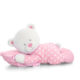 Baby plüss maci párnával-rózsaszín 25cm