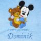 Névre szóló Disney Sweet Mickey wellsoft babatakaró