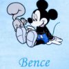 Névvel hímzett Disney Mickey babatakaró-babakék